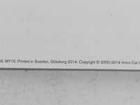 2014 Volvo V60 Owners Manual Book Guide OEM Used Auto Parts - Oemusedautoparts1.com