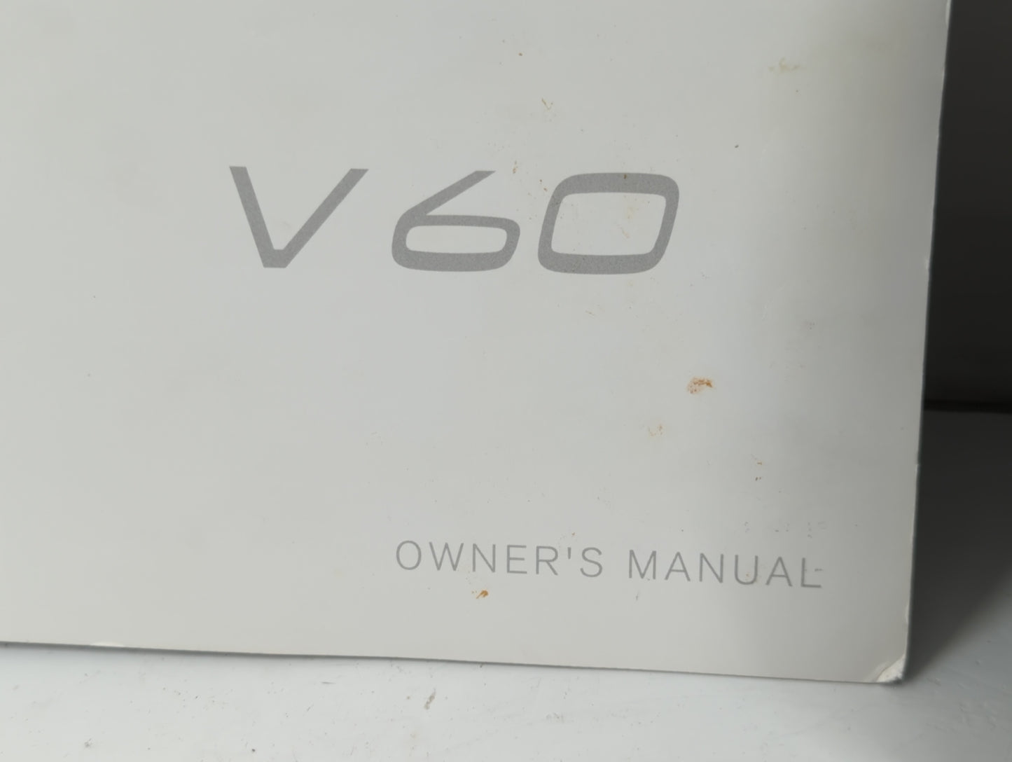 2014 Volvo V60 Owners Manual Book Guide OEM Used Auto Parts - Oemusedautoparts1.com