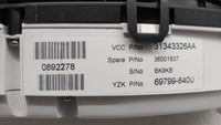 2014 Volvo Xc60 Instrument Cluster Speedometer Gauges P/N:31343326AA 31296371AB Fits Fits 2011 2012 2013 OEM Used Auto Parts