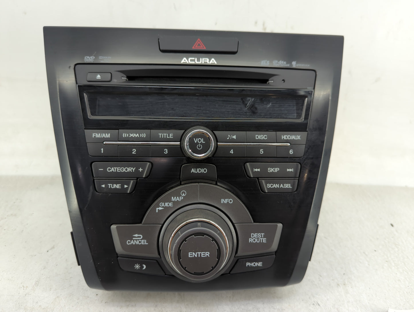 2013-2015 Acura Ilx Radio AM FM Cd Player Receiver Replacement P/N:39540-TX6-A130-M1 Fits Fits 2013 2014 2015 OEM Used Auto 