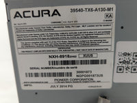 2013-2015 Acura Ilx Radio AM FM Cd Player Receiver Replacement P/N:39540-TX6-A130-M1 Fits Fits 2013 2014 2015 OEM Used Auto 