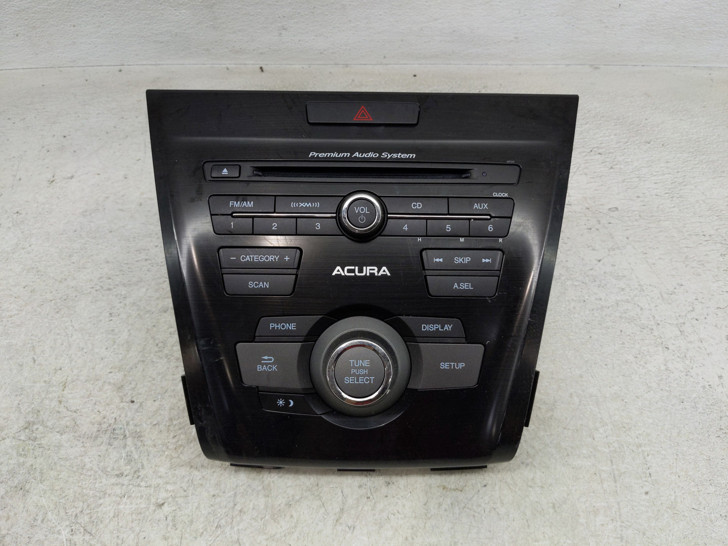 2013-2015 Acura Ilx Radio AM FM Cd Player Receiver Replacement P/N:39100-TX6-A11 Fits Fits 2013 2014 2015 OEM Used Auto Part