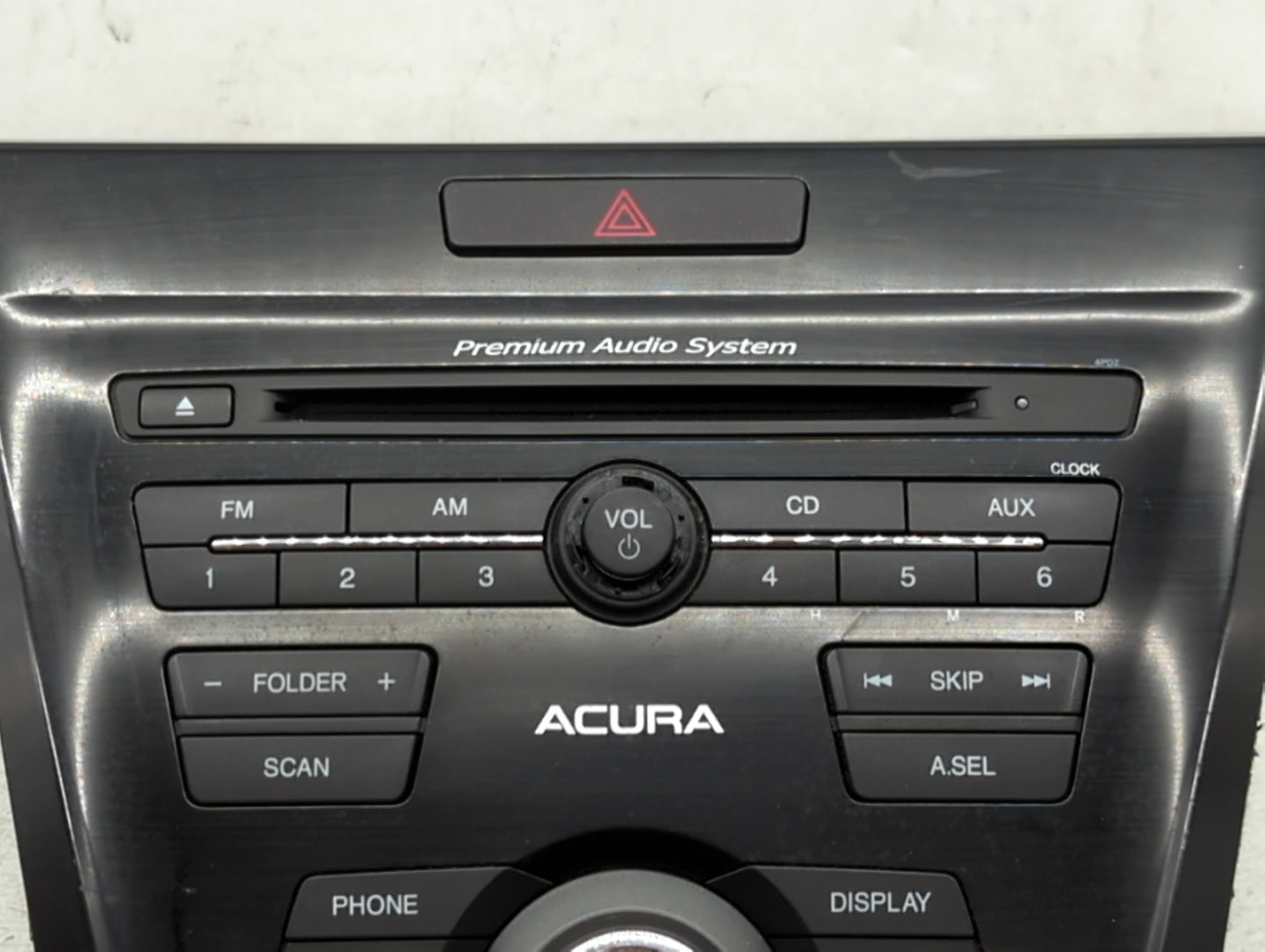2014-2015 Acura Ilx Radio AM FM Cd Player Receiver Replacement P/N:39100-TX6-A21 Fits Fits 2014 2015 OEM Used Auto Parts - O