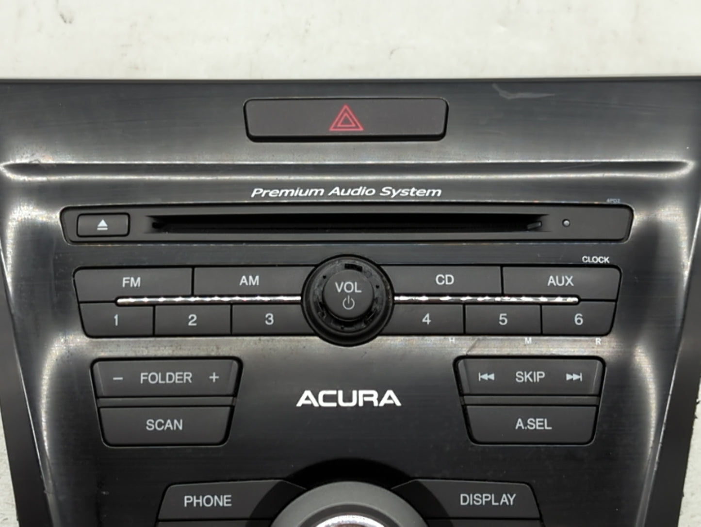 2014-2015 Acura Ilx Radio AM FM Cd Player Receiver Replacement P/N:39100-TX6-A21 Fits Fits 2014 2015 OEM Used Auto Parts - O