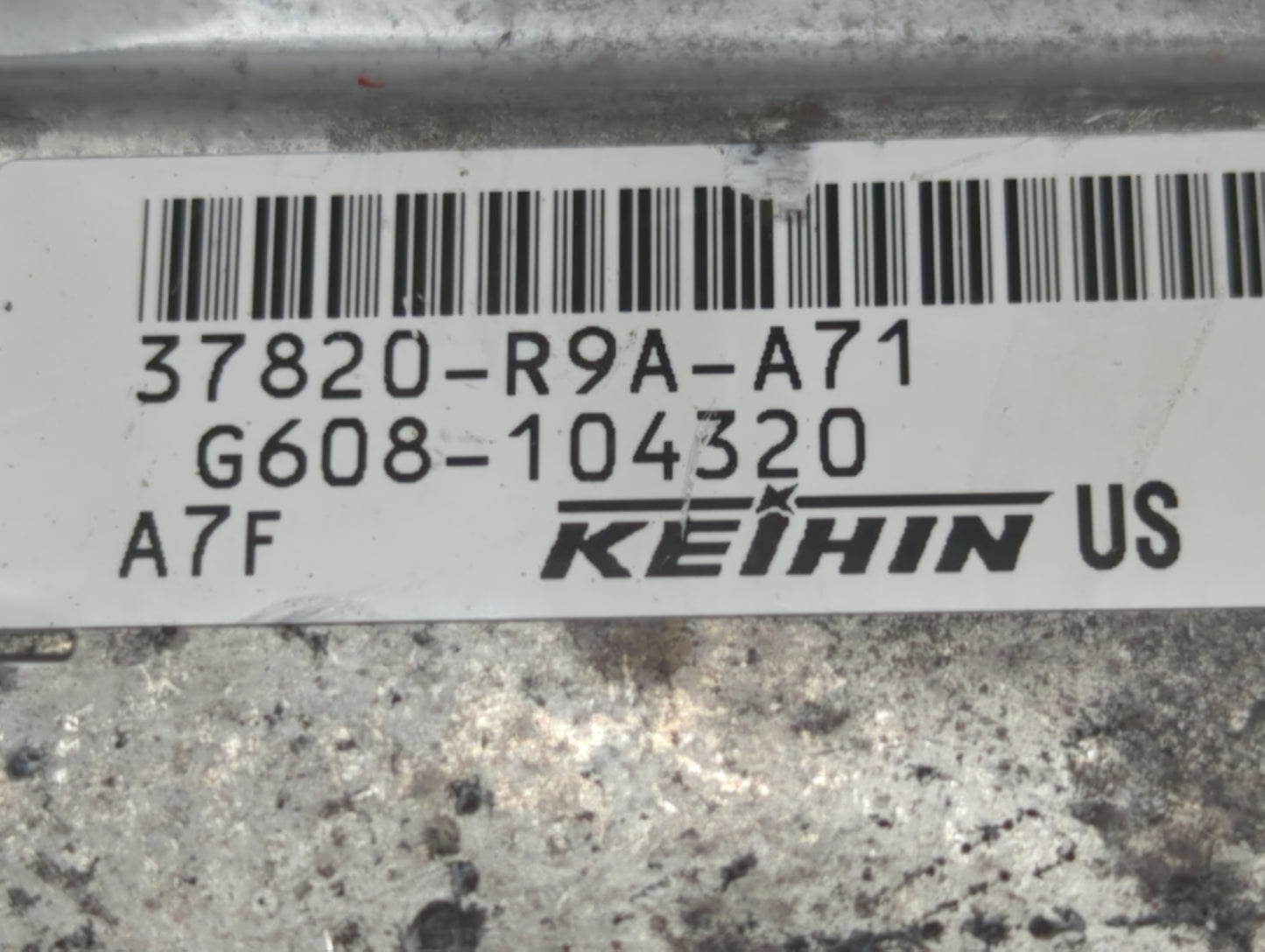 2015 Acura Ilx PCM Engine Control Computer ECU ECM PCU OEM P/N:37820-R9A-A71 Fits OEM Used Auto Parts - Oemusedautoparts1.co