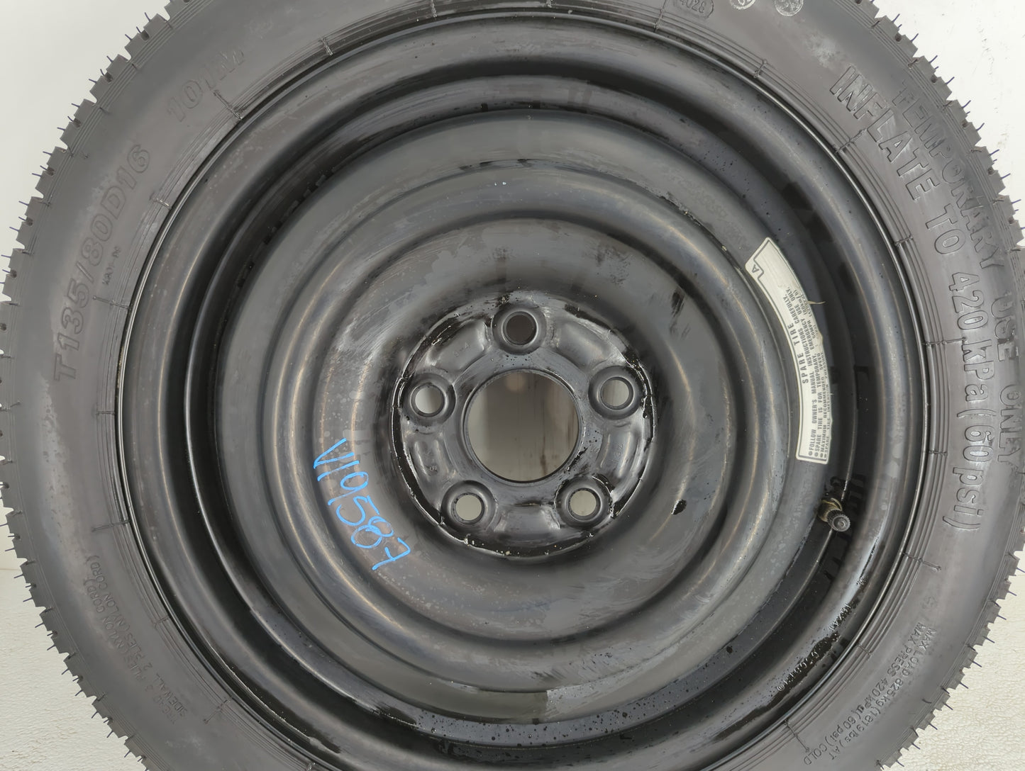 2013-2015 Acura Ilx Spare Donut Tire Wheel Rim Oem - Oemusedautoparts1.com