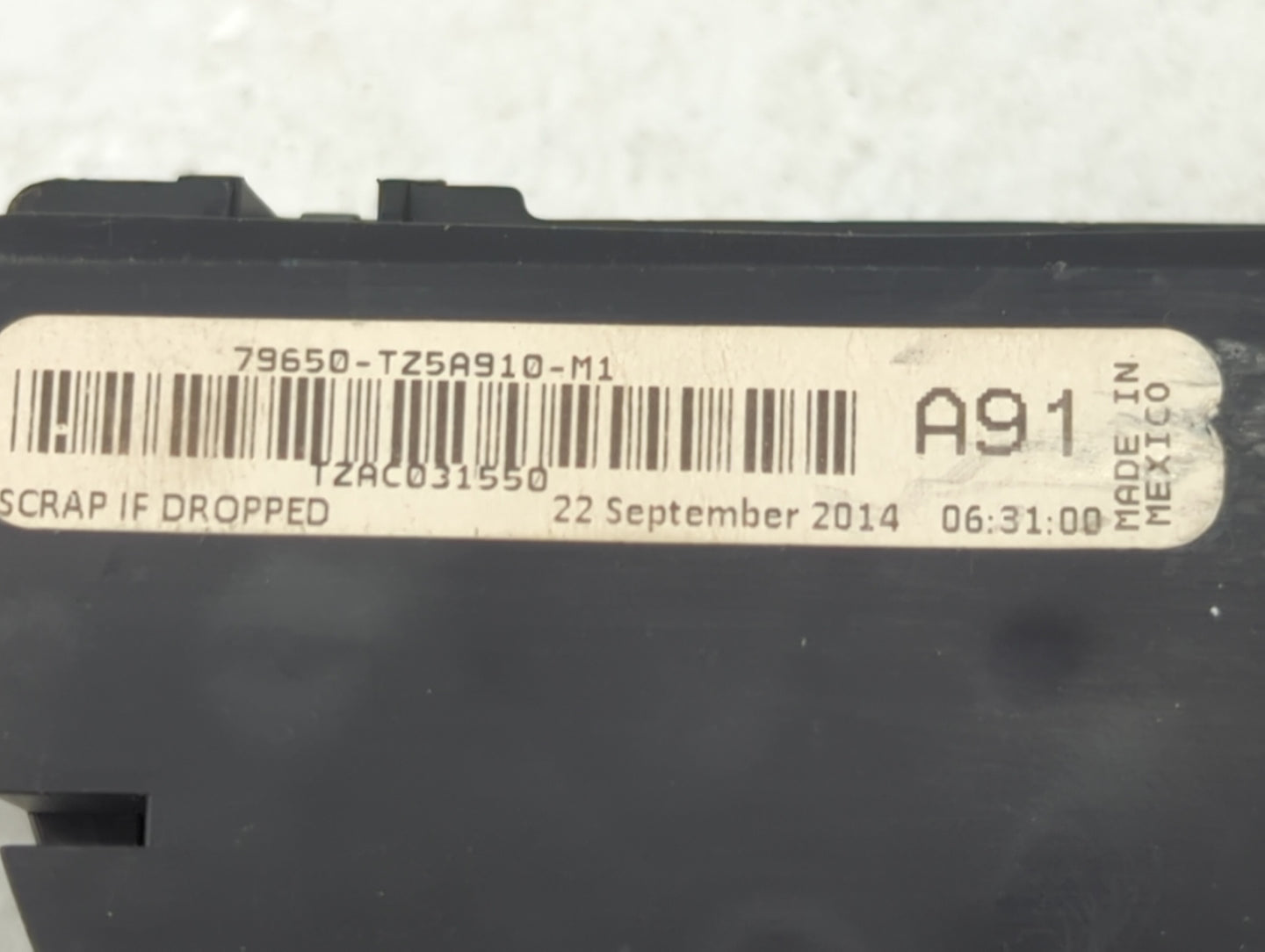 2014-2016 Acura Mdx Climate Control Module Temperature AC/Heater Replacement P/N:79650-TZ5A910-M1 Fits Fits 2014 2015 2016 O