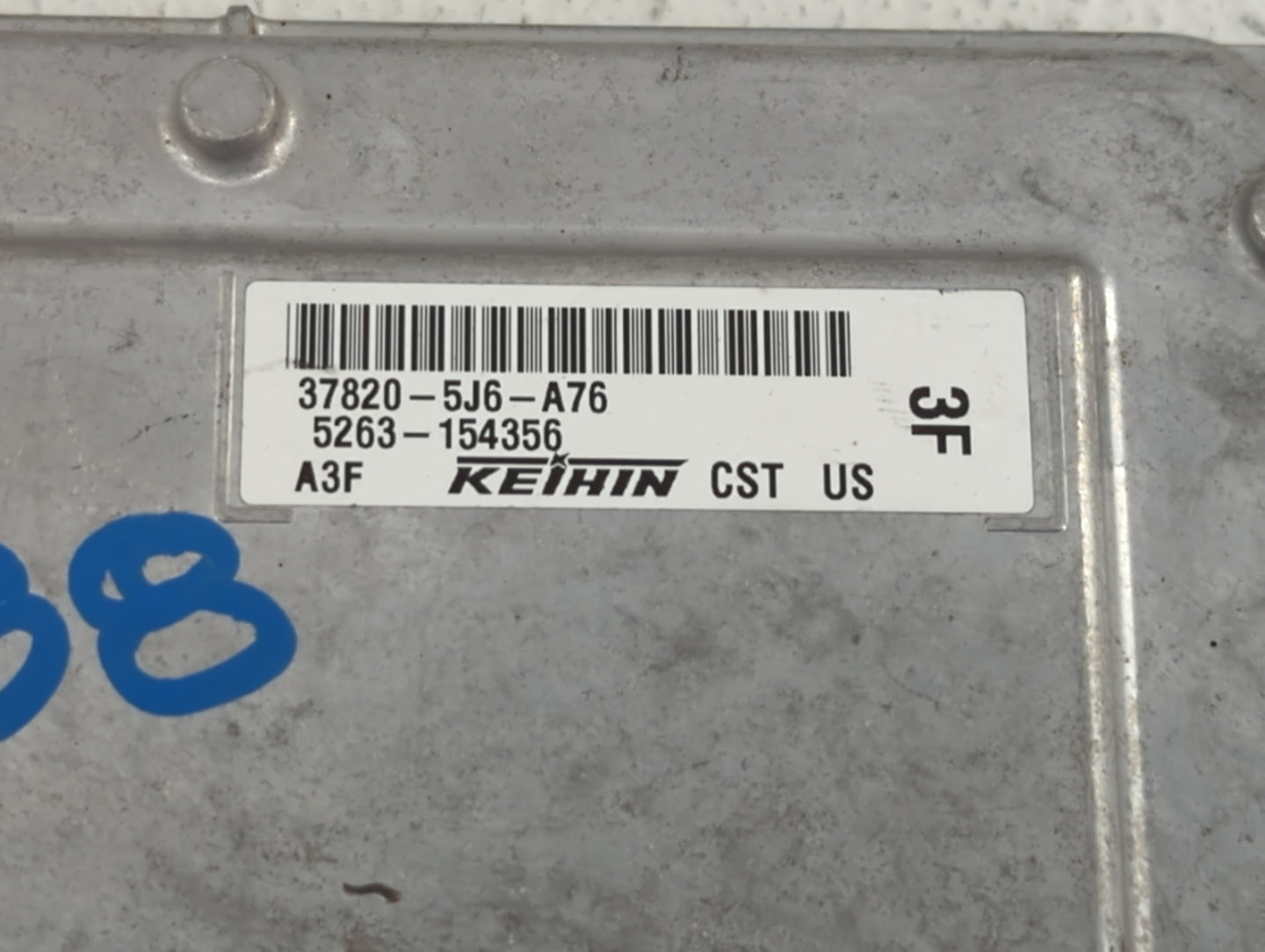 2014-2015 Acura Mdx PCM Engine Control Computer ECU ECM PCU OEM P/N:37820-5J6-A77 37820-5J6-A75, 37820-5J6-A76 Fits Fits 201