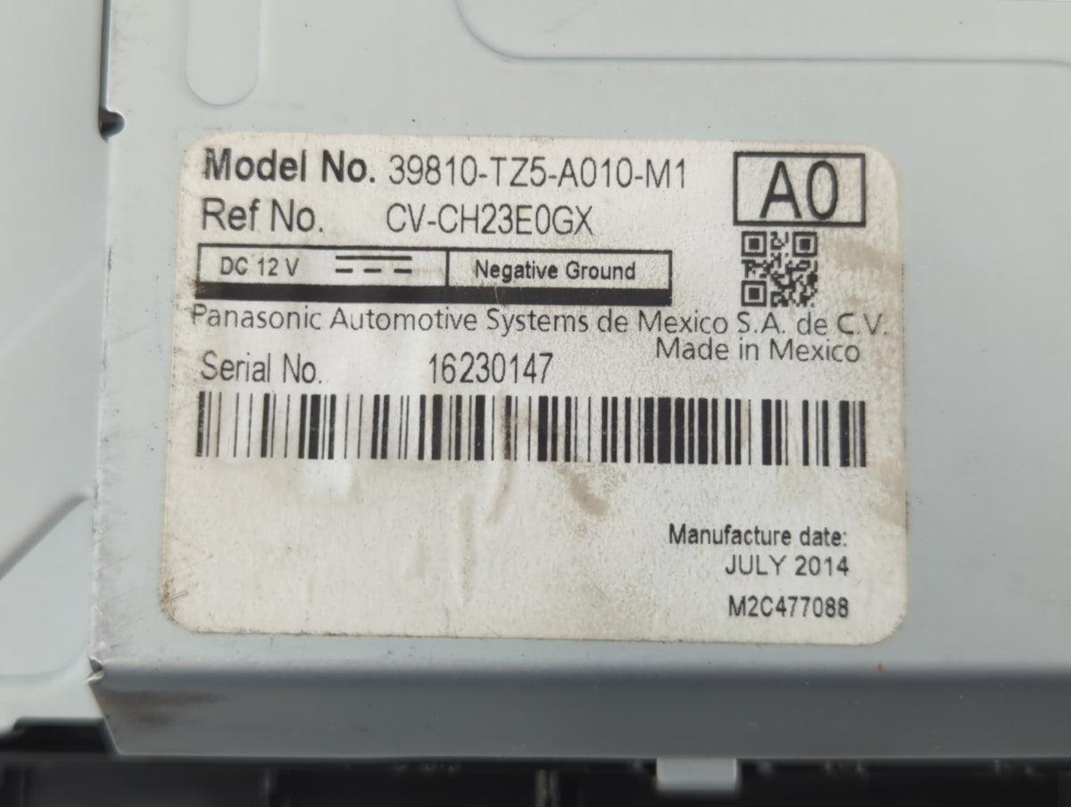 2014-2015 Acura Mdx Am Fm Cd Player Radio Receiver 726902 - Oemusedautoparts1.com