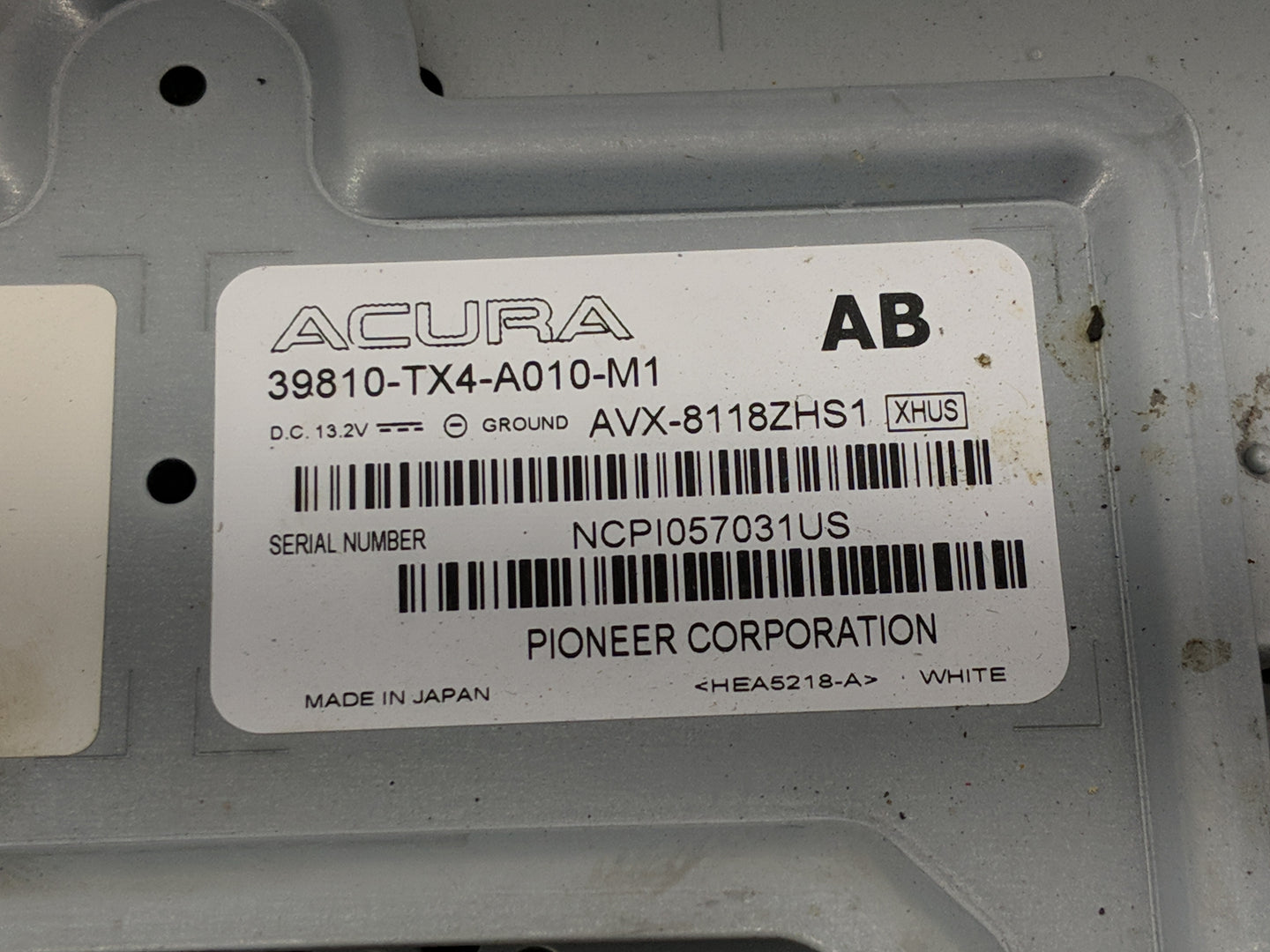 2013-2015 Acura Rdx Information Display Screen - Oemusedautoparts1.com