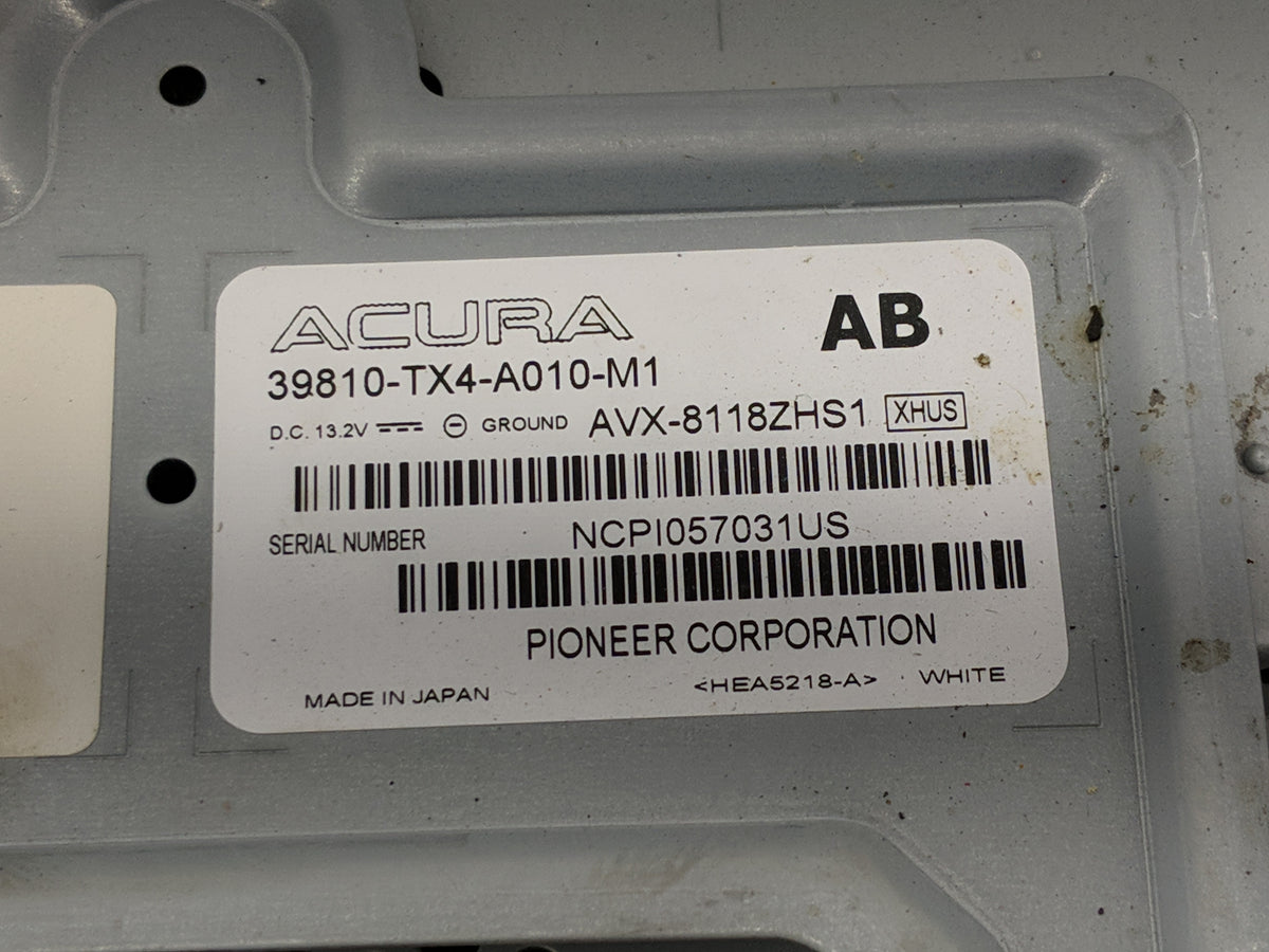 2013-2015 Acura Rdx Information Radio Display Screen 1307690 - Oemusedautoparts1.com