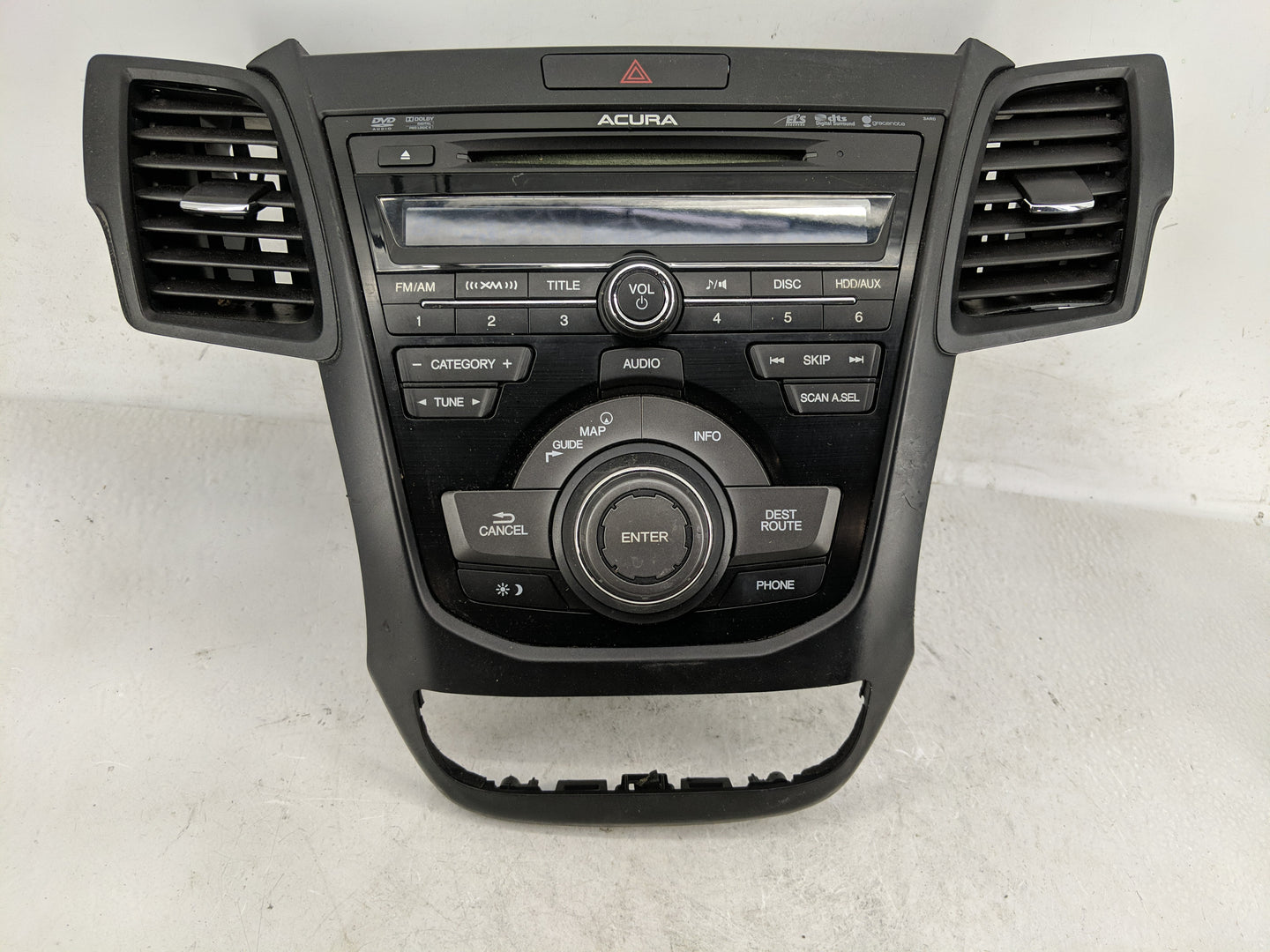 2013-2015 Acura Rdx Radio AM FM Cd Player Receiver Replacement P/N:39540-TX4-A030-M1 Fits Fits 2013 2014 2015 OEM Used Auto 