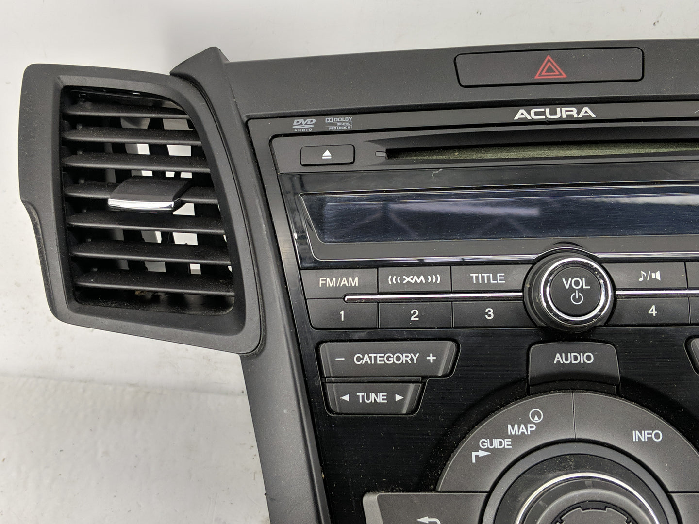 2013-2015 Acura Rdx Radio AM FM Cd Player Receiver Replacement P/N:39540-TX4-A030-M1 Fits Fits 2013 2014 2015 OEM Used Auto 