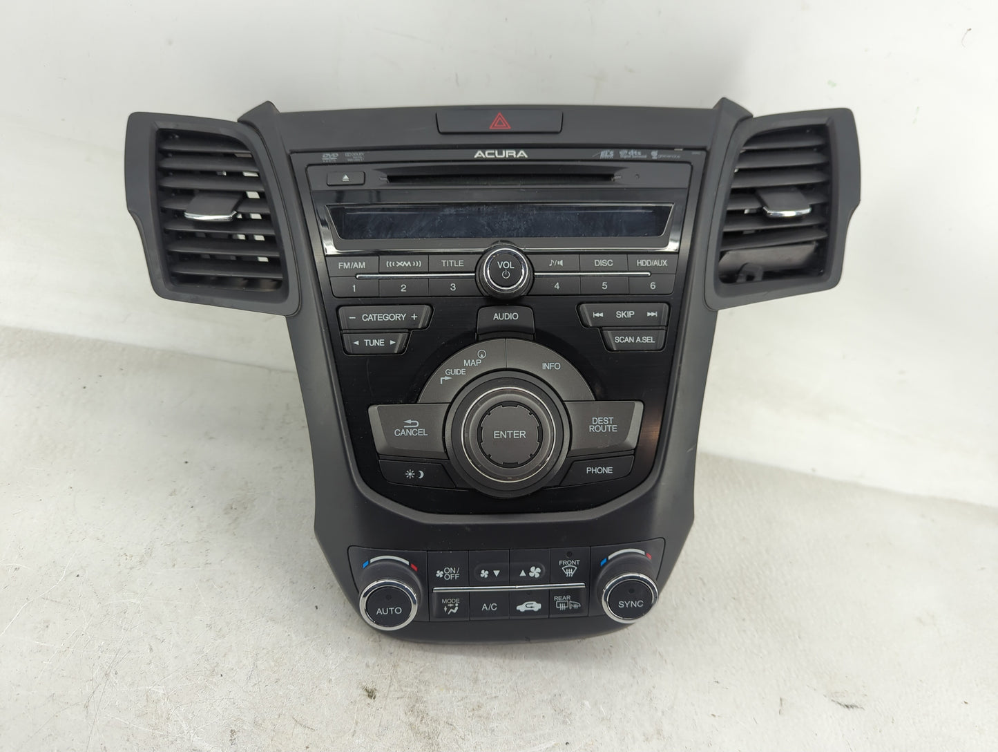 2013-2015 Acura Rdx Radio AM FM Cd Player Receiver Replacement P/N:39540-TX4-A040-M1 Fits Fits 2013 2014 2015 OEM Used Auto 