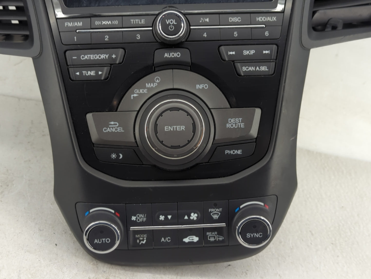 2013-2015 Acura Rdx Radio AM FM Cd Player Receiver Replacement P/N:39540-TX4-A040-M1 Fits Fits 2013 2014 2015 OEM Used Auto 