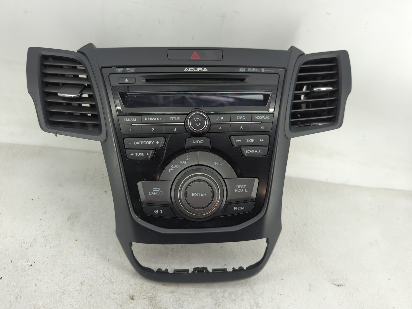2013-2015 Acura Rdx Radio AM FM Cd Player Receiver Replacement P/N:39540-TX4-A040-M1 Fits Fits 2013 2014 2015 OEM Used Auto 