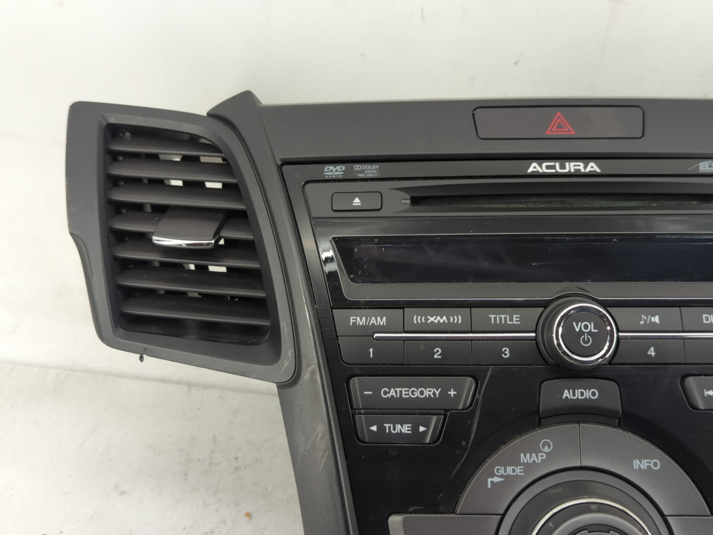 2013-2015 Acura Rdx Radio AM FM Cd Player Receiver Replacement P/N:39540-TX4-A040-M1 Fits Fits 2013 2014 2015 OEM Used Auto 