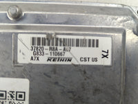2013-2015 Acura Rdx PCM Engine Control Computer ECU ECM PCU OEM P/N:37820-R8A-A66 Fits Fits 2013 2014 2015 OEM Used Auto Par