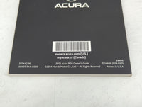 2015 Acura Rdx Owners Manual Book Guide P/N:31TX4G00 00X31-TX4-G000 OEM Used Auto Parts - Oemusedautoparts1.com