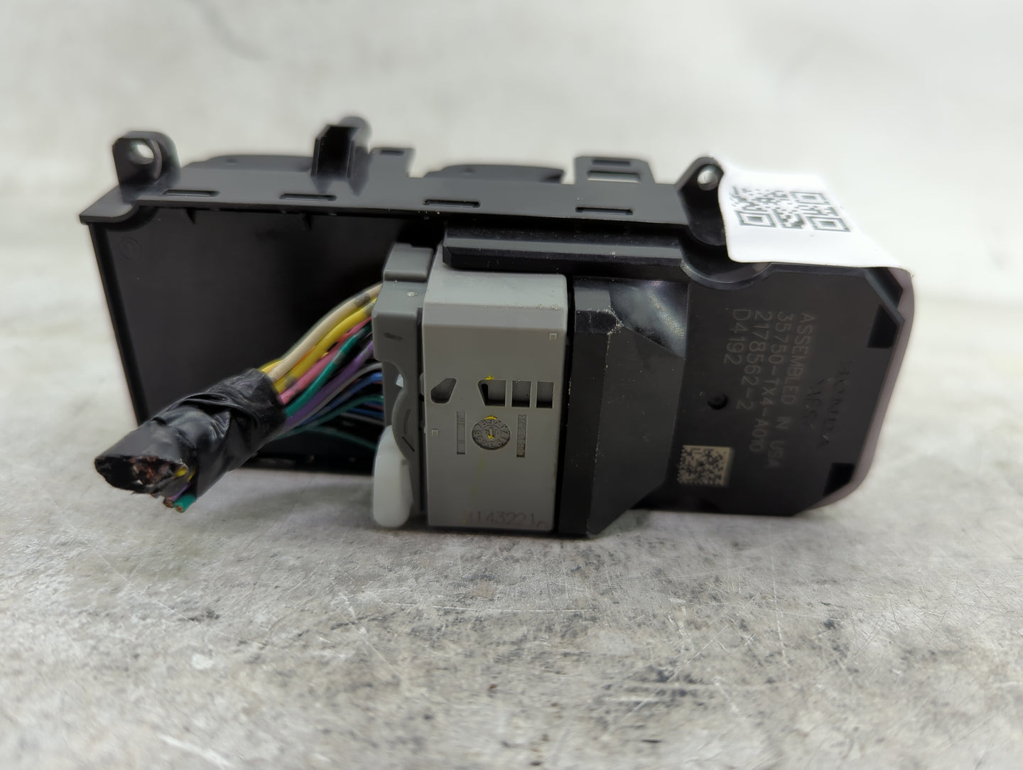 2013-2018 Acura Rdx Master Power Window Switch Replacement Driver Side Left P/N:35750-TX4-A010 2178562-2 Fits OEM Used Auto 