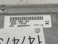 2013-2015 Acura Rdx PCM Engine Control Computer ECU ECM PCU OEM P/N:37820-R8A-A67 Fits Fits 2013 2014 2015 OEM Used Auto Par