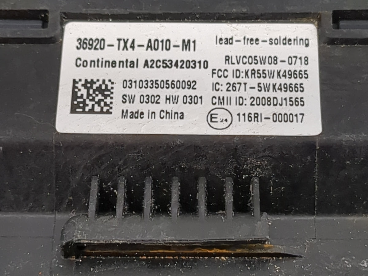 2013-2015 Acura Rdx Theft-locking Control Module - Oemusedautoparts1.com