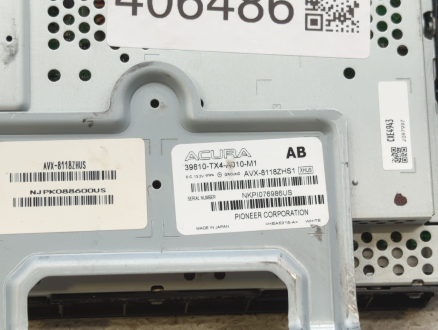 2013-2015 Acura Rdx Information Display Screen - Oemusedautoparts1.com