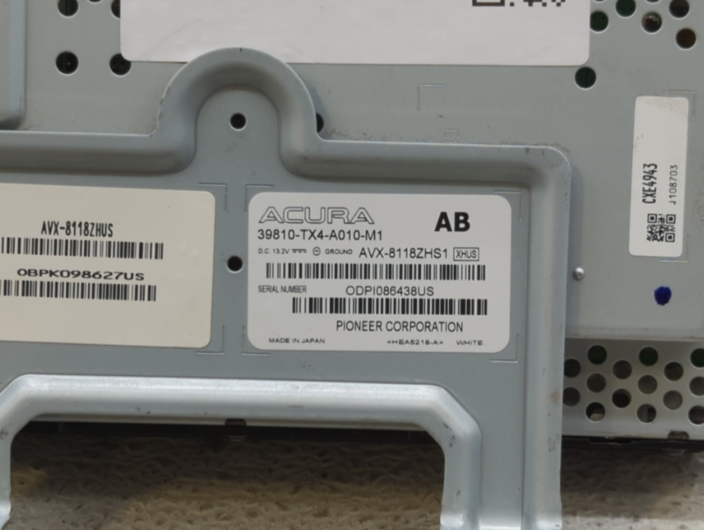 2013-2015 Acura Rdx Information Display Screen - Oemusedautoparts1.com