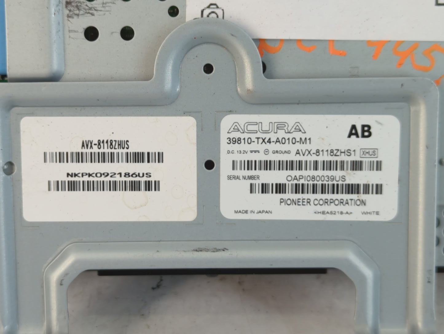 2013-2015 Acura Rdx Information Display Screen - Oemusedautoparts1.com