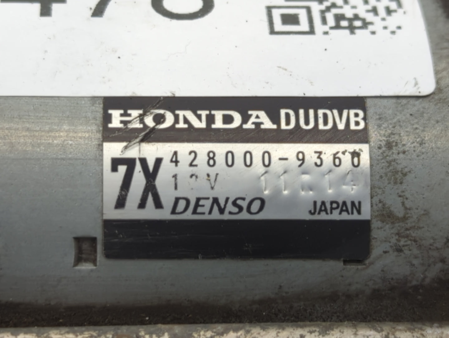 2013-2018 Acura Rdx Car Starter Motor Solenoid OEM P/N:428000-9360 Fits Fits 2013 2014 2015 2016 2017 2018 OEM Used Auto Par