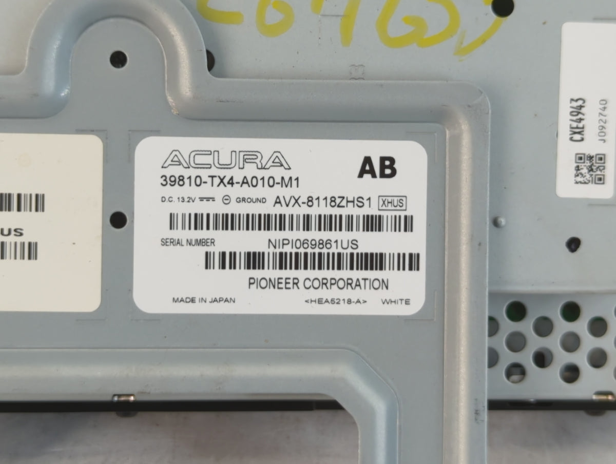 2013-2015 Acura Rdx Information Radio Display Screen 828379 - Oemusedautoparts1.com