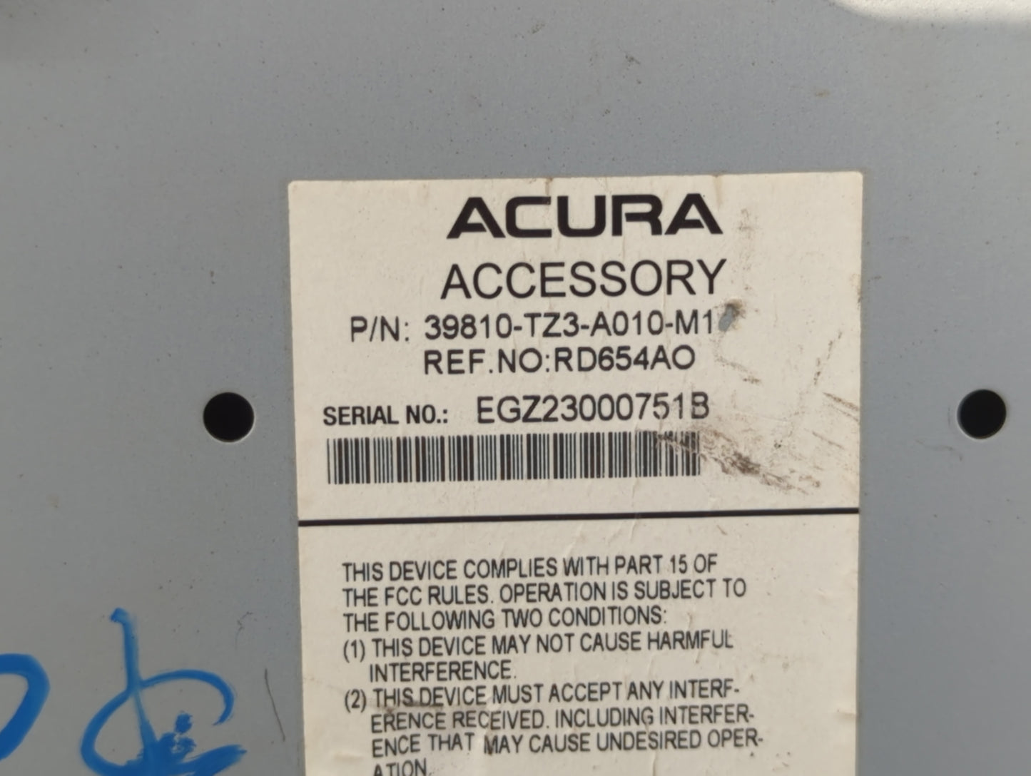 2015-2018 Acura Tlx Information Display Screen - Oemusedautoparts1.com