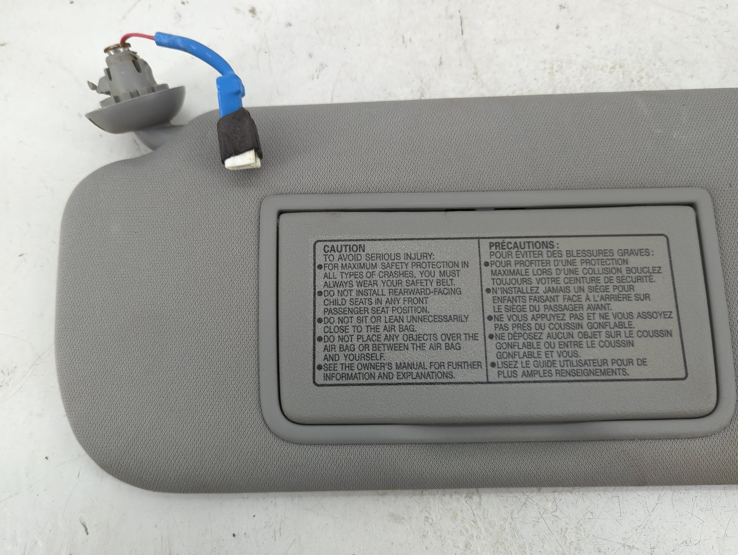 2015-2020 Acura Tlx Sun Visor Shade Replacement Driver Left Mirror Fits Fits 2015 2016 2017 2018 2019 2020 OEM Used Auto Par