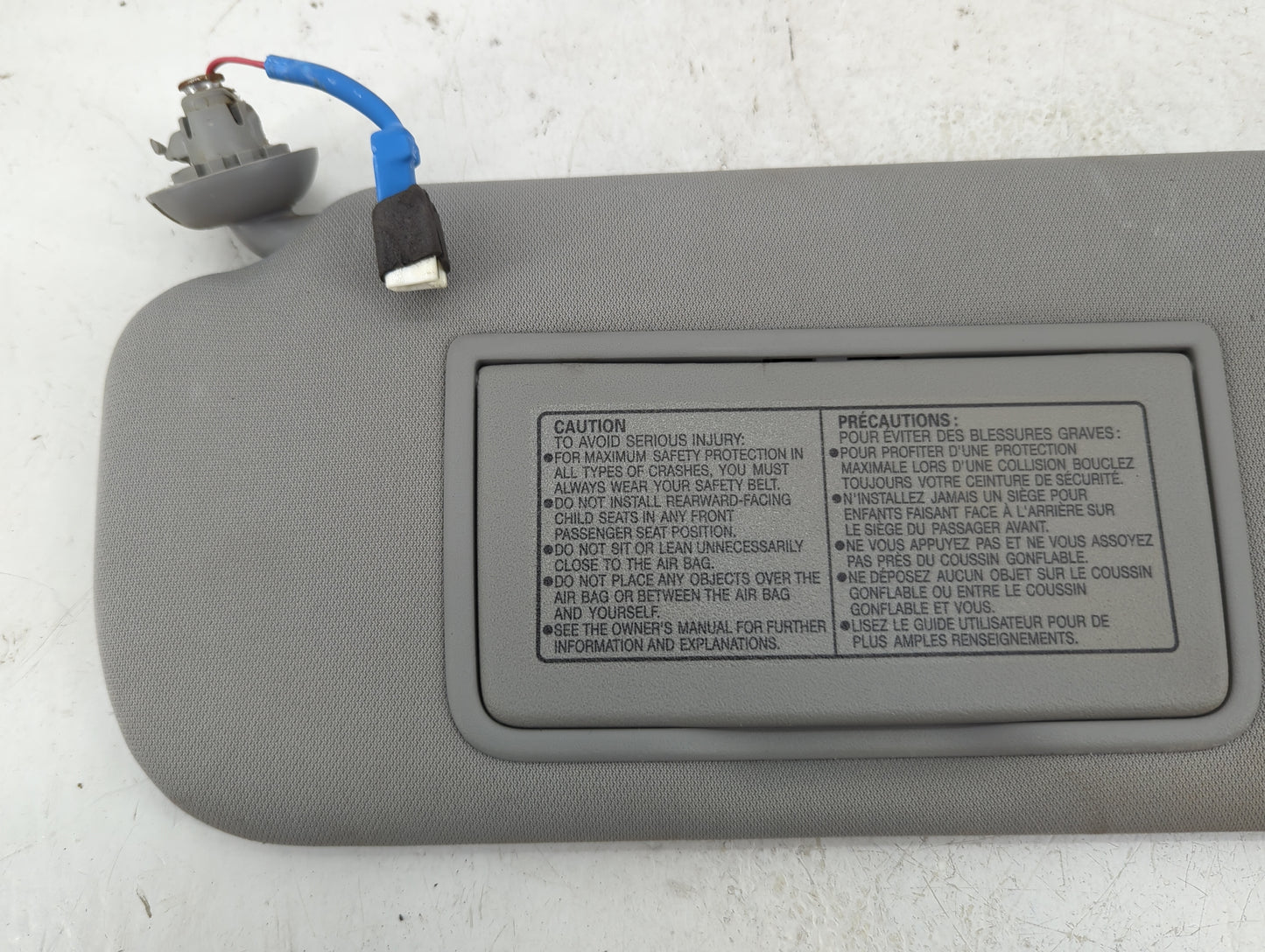 2015-2020 Acura Tlx Sun Visor Shade Replacement Driver Left Mirror Fits Fits 2015 2016 2017 2018 2019 2020 OEM Used Auto Par