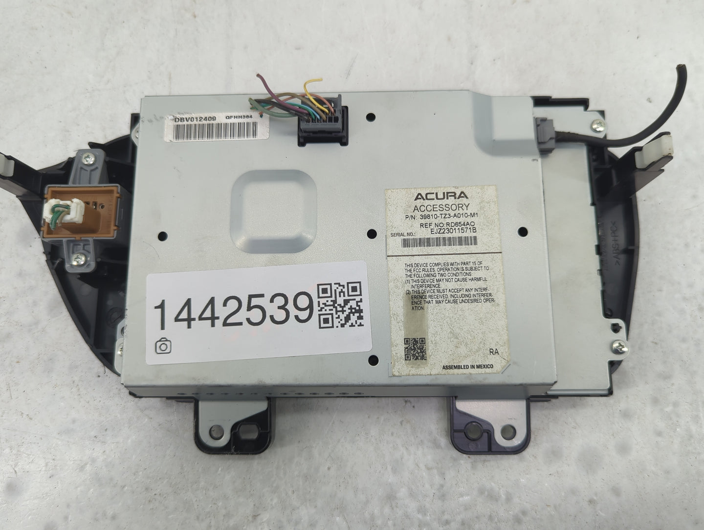 2015 Acura Tlx Information Display Screen Black - Oemusedautoparts1.com