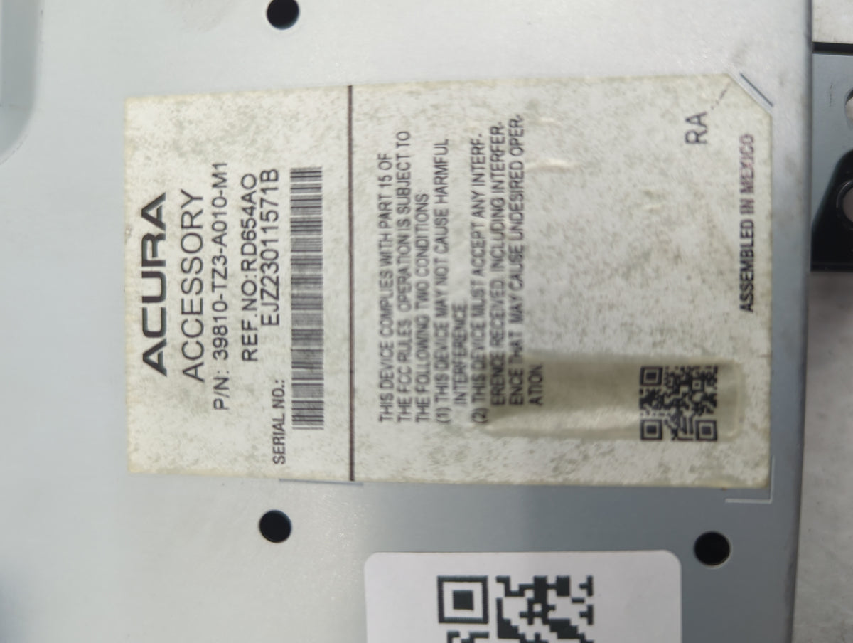 2015-2018 Acura Tlx Information Radio Display Screen Black - Oemusedautoparts1.com