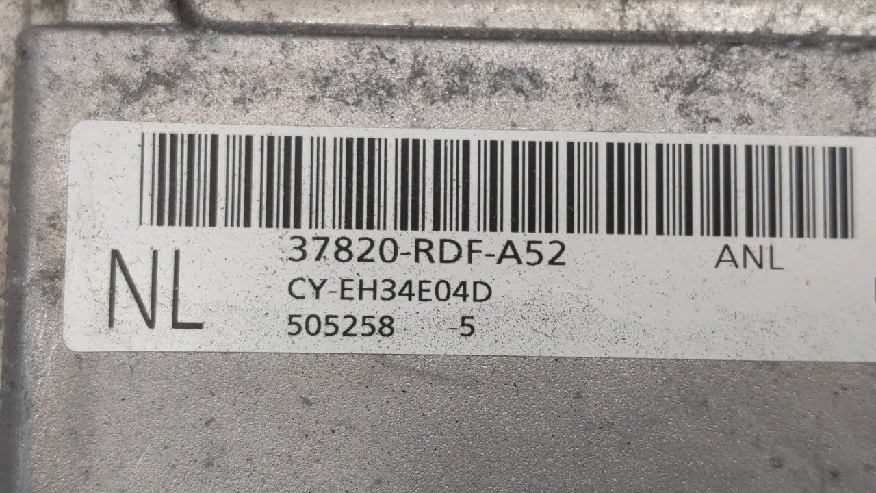 2015-2016 Acura Tlx PCM Engine Control Computer ECU ECM PCU OEM P/N:37820-RDF-A52 37820-RDF-A54, 37820-RDF-A57 Fits Fits 201