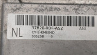 2015-2016 Acura Tlx PCM Engine Control Computer ECU ECM PCU OEM P/N:37820-RDF-A52 37820-RDF-A54, 37820-RDF-A57 Fits Fits 201