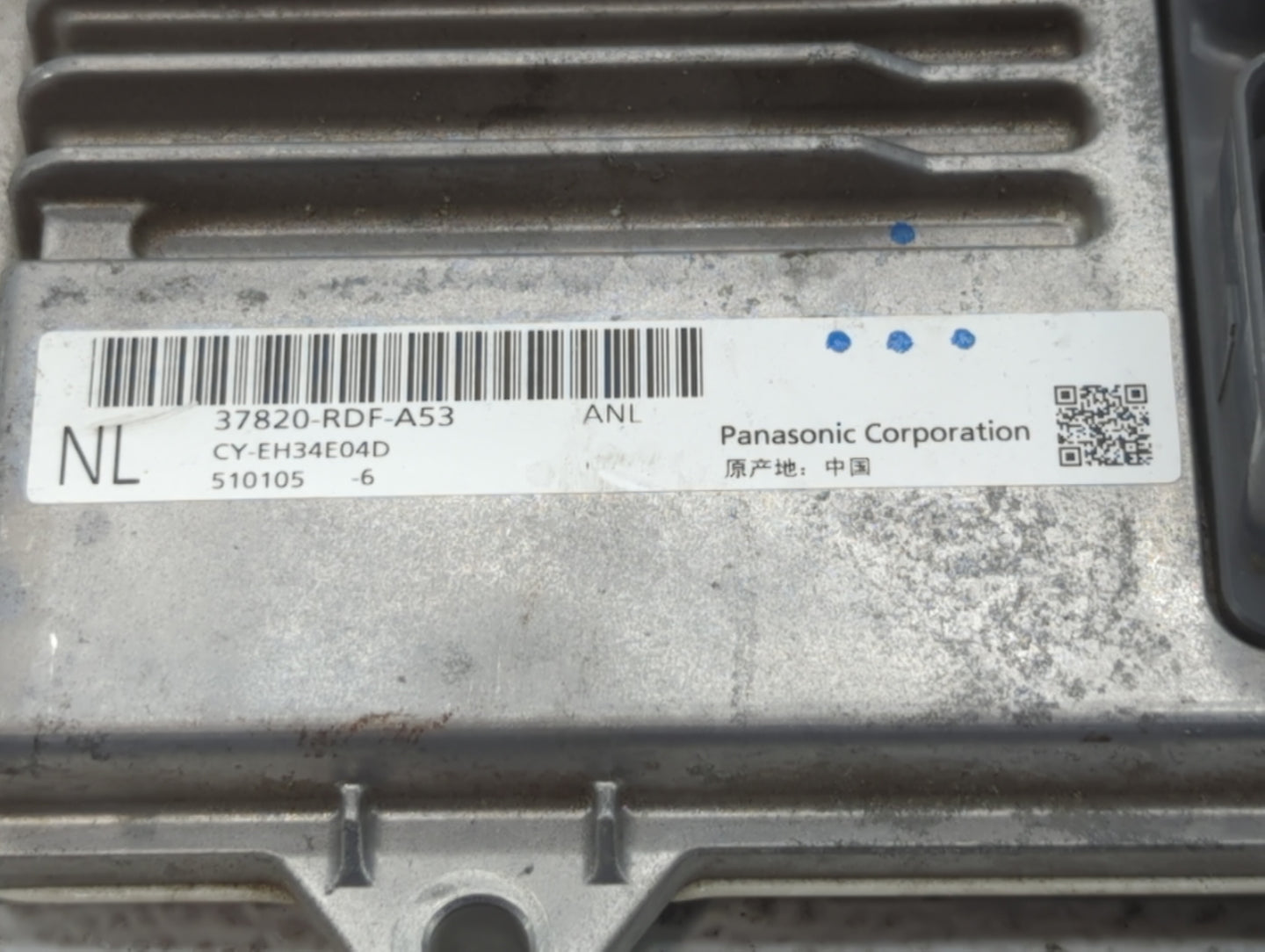 2015-2016 Acura Tlx PCM Engine Control Computer ECU ECM PCU OEM P/N:37820-RDF-A53 37820-RDF-A56, 37820-RDF-A52 Fits Fits 201