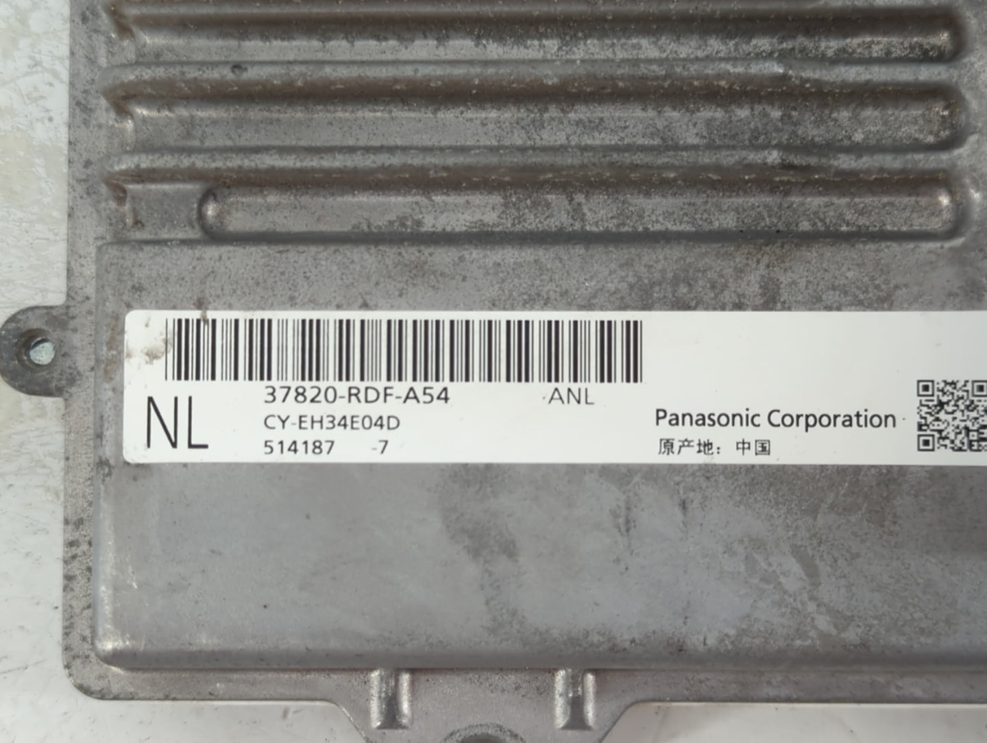 2015-2016 Acura Tlx PCM Engine Control Computer ECU ECM PCU OEM P/N:CY-EH34E04D 37820-RDF-A54 Fits Fits 2015 2016 OEM Used A
