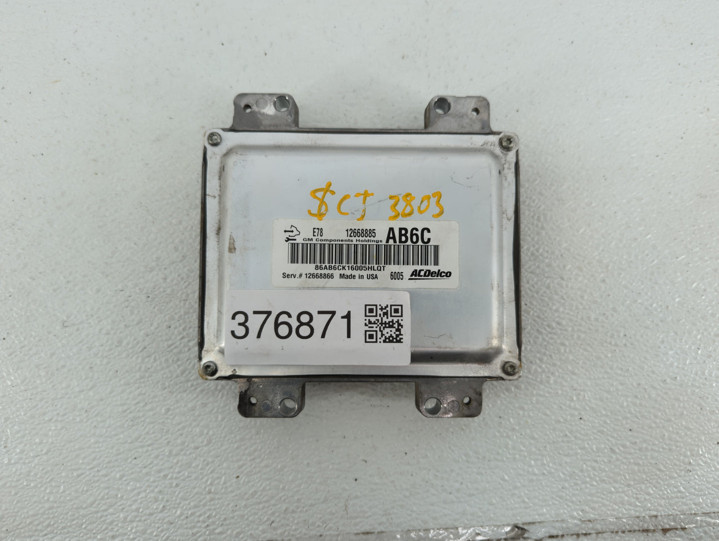 2015 Aftermarket Chevrolet PCM Engine Control Computer ECU ECM PCU OEM P/N:12668885 12669749 Fits OEM Used Auto Parts - Oemu