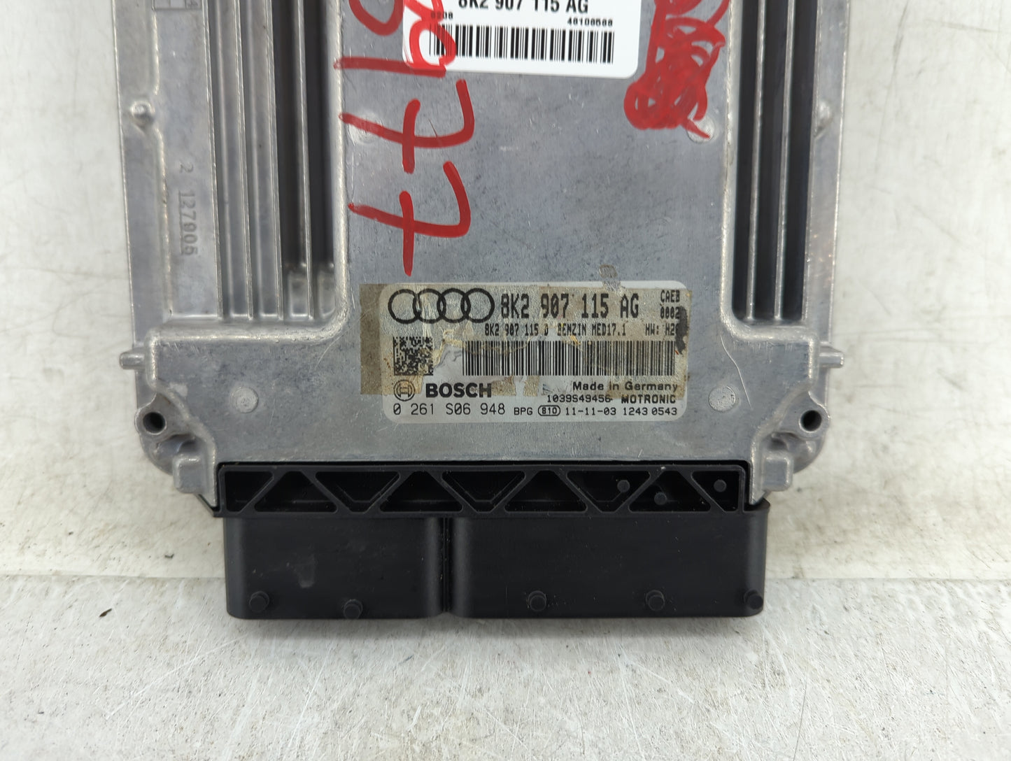 2015 Audi 200 PCM Engine Control Computer ECU ECM PCU OEM P/N:8K2 907 115 AG 0 261 S06 948 Fits OEM Used Auto Parts - Oemuse