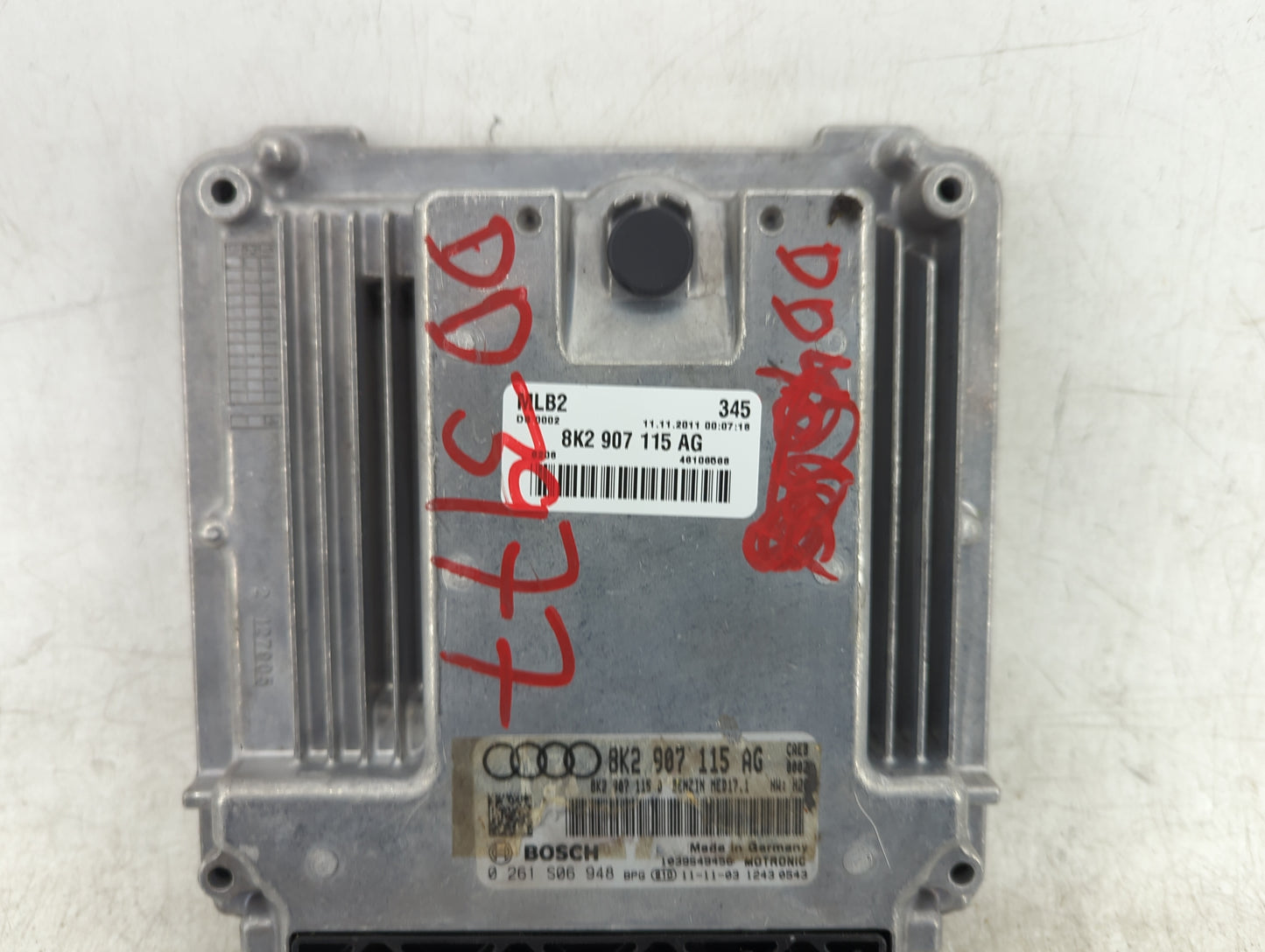 2015 Audi 200 PCM Engine Control Computer ECU ECM PCU OEM P/N:8K2 907 115 AG 0 261 S06 948 Fits OEM Used Auto Parts - Oemuse