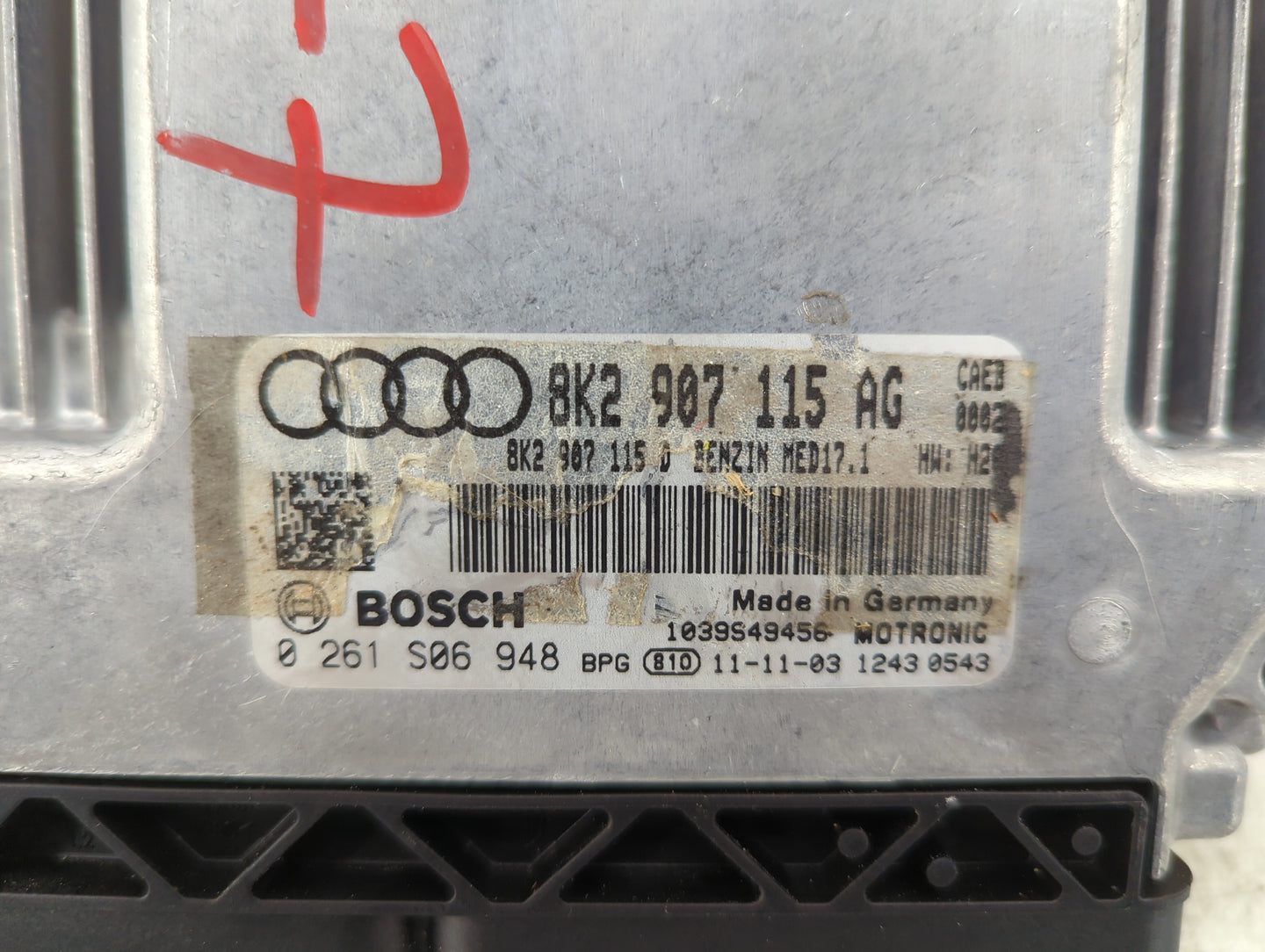 2015 Audi 200 PCM Engine Control Computer ECU ECM PCU OEM P/N:8K2 907 115 AG 0 261 S06 948 Fits OEM Used Auto Parts - Oemuse