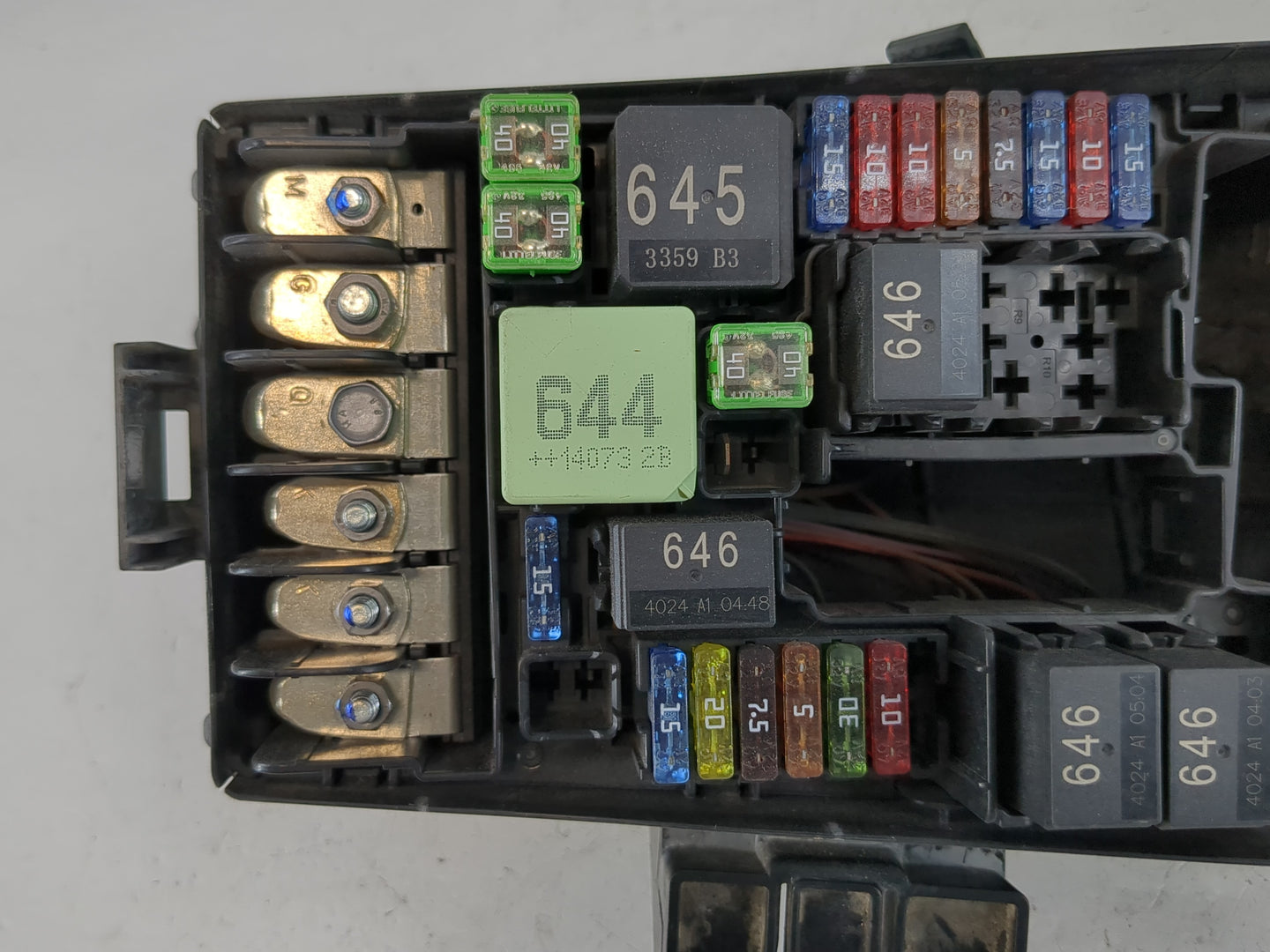 2015-2018 Audi A3 Fusebox Fuse Box Panel Relay Module P/N:500 907 361 C Fits Fits 2015 2016 2017 2018 2019 2020 2021 OEM Use