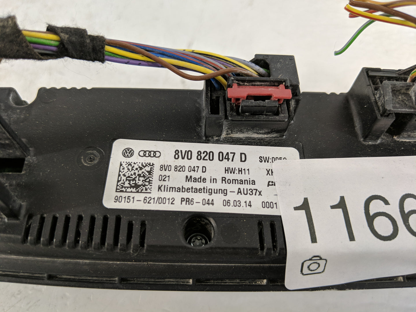 2015-2018 Audi A3 Climate Control Module Temperature AC/Heater Replacement P/N:8V0 820 047 D Fits Fits 2015 2016 2017 2018 O