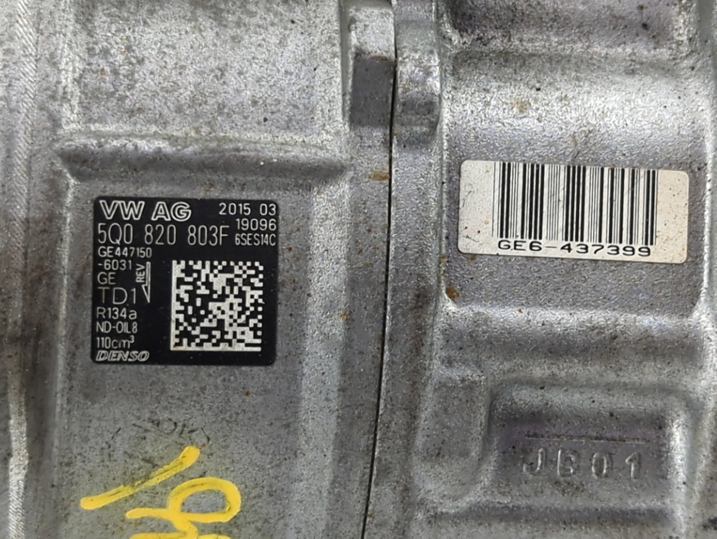 Audi A3 Air Conditioning A/c Ac Compressor Oem - Oemusedautoparts1.com