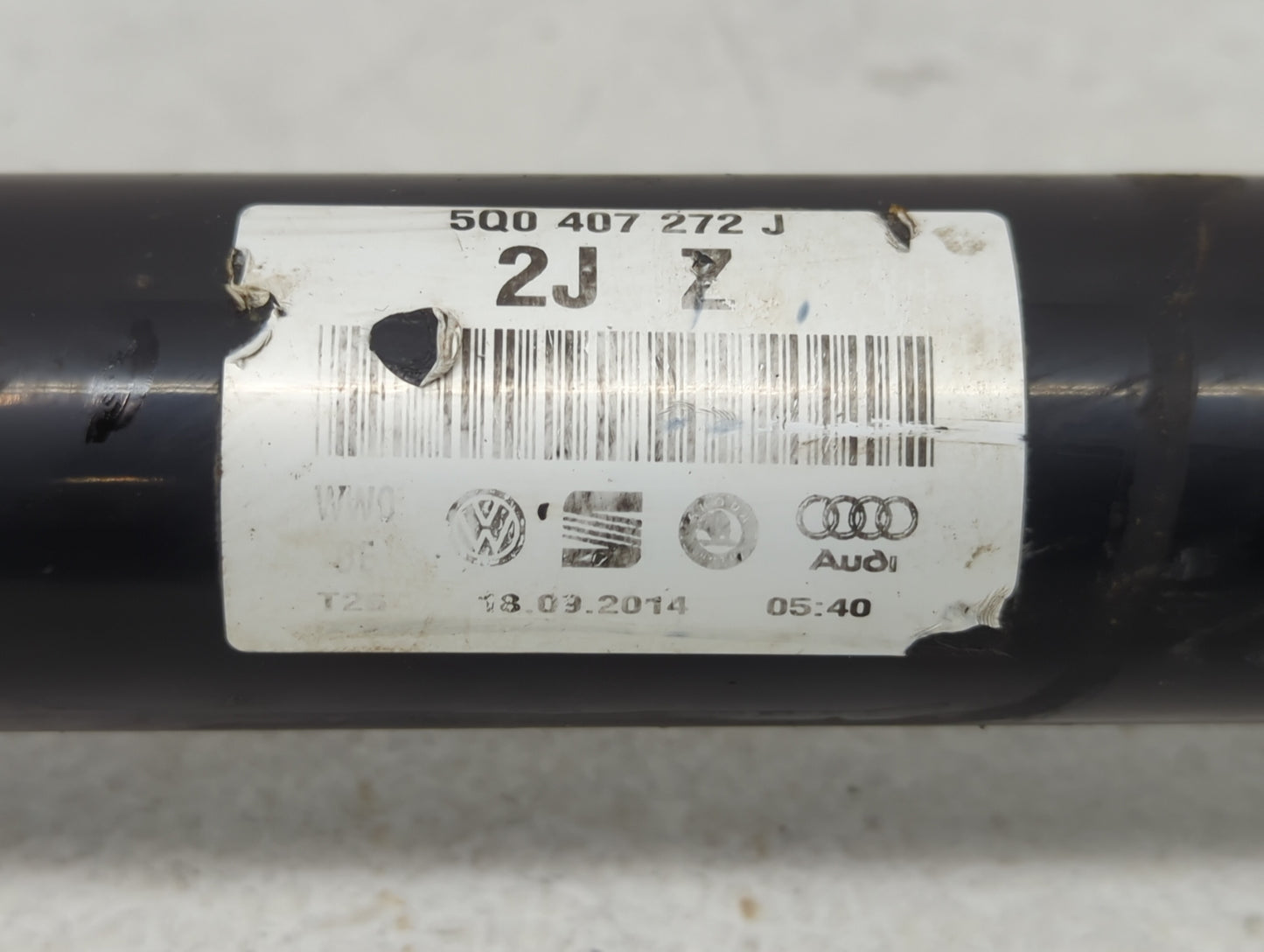 2015-2016 Audi A3 Axle Shaft Front Passenger Cv C/v - Oemusedautoparts1.com