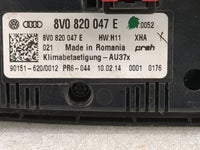2015-2018 Audi A3 Ac Heater Climate Control 8v0820047e - Oemusedautoparts1.com