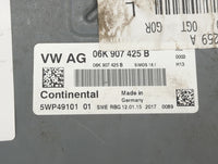 2015 Audi A3 PCM Engine Control Computer ECU ECM PCU OEM P/N:06K907425B Fits Fits 2016 2017 OEM Used Auto Parts - Oemusedaut